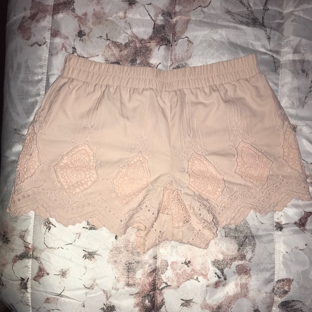 Light pink shorts